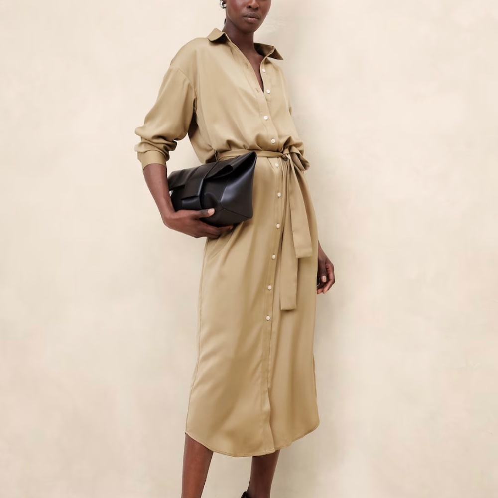 Banana Republic Cream Maxi Dress